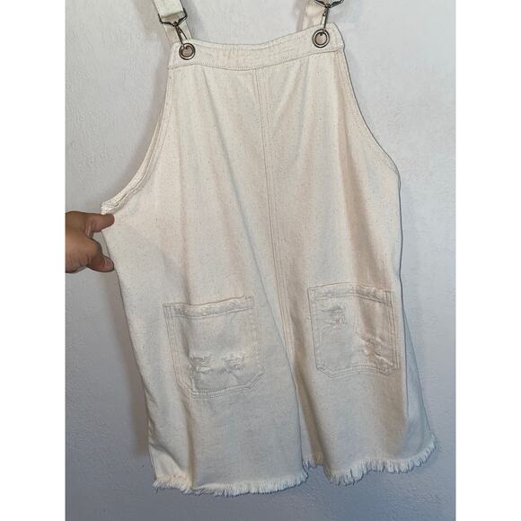POL Cream Short Overalls Size L - Picture 5 of 9